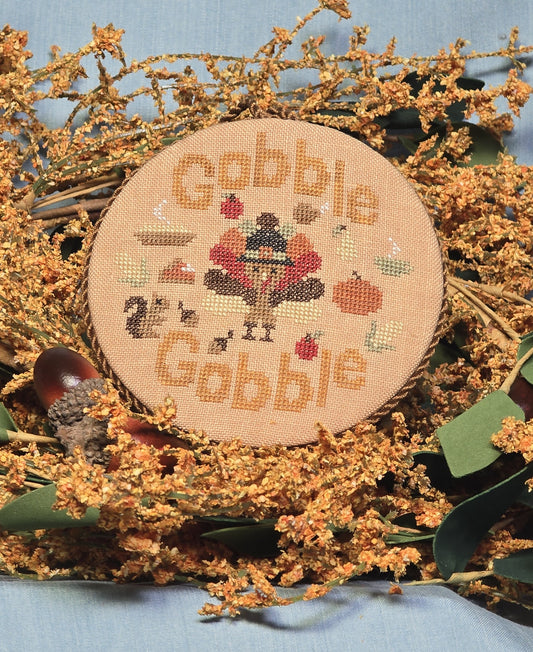 Pre-Order - Gobble Bauble by Wildflower Stitching