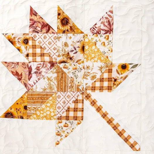 Harvest Table Runner Quilt Kit Featuring Harvest on the Prairie by Modern Prairie - Riley Blake