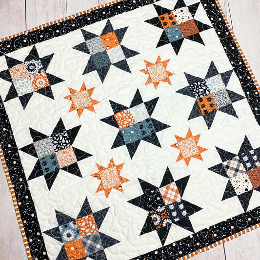Spooktacular Stars Quilt Pattern by Primrose Cottage Quilts