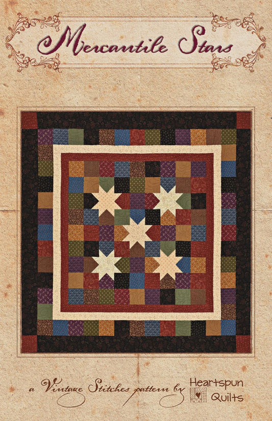 Mercantile Stars - Quilt Pattern by Heartspun Quilts (Pam Buda)