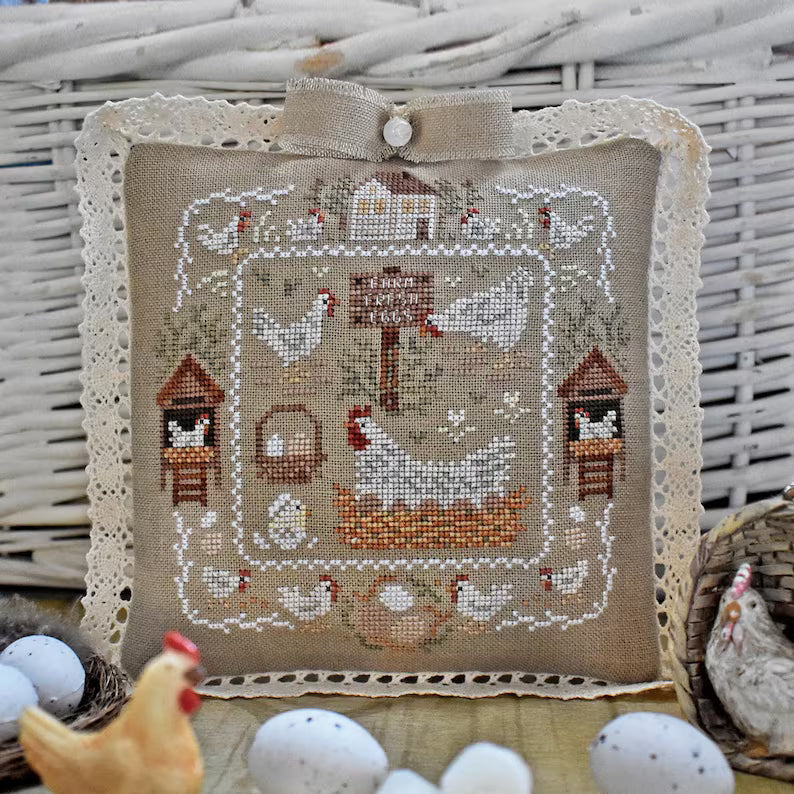 Hens Welcome Spring - Stitchy Princess
