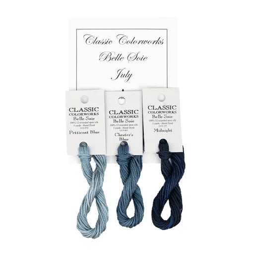 Belle Soie July Silk Floss Pack by Classic Colorworks