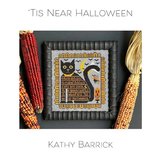 Tis Near Halloween- Kathy Barrick - Cross Stitch Pattern