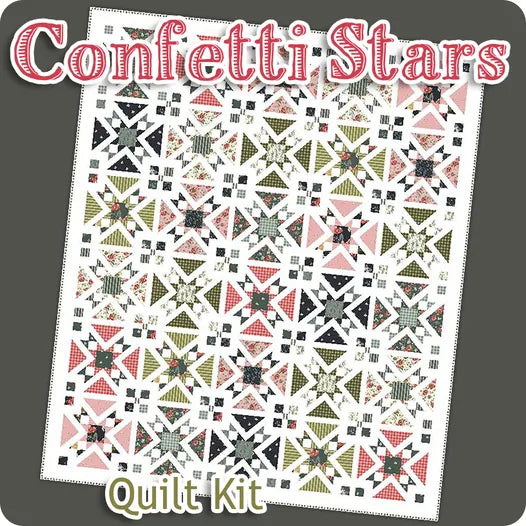 Confetti Stars Quilt Kit Featuring Bellissimo Gardens by My Mind's Eye