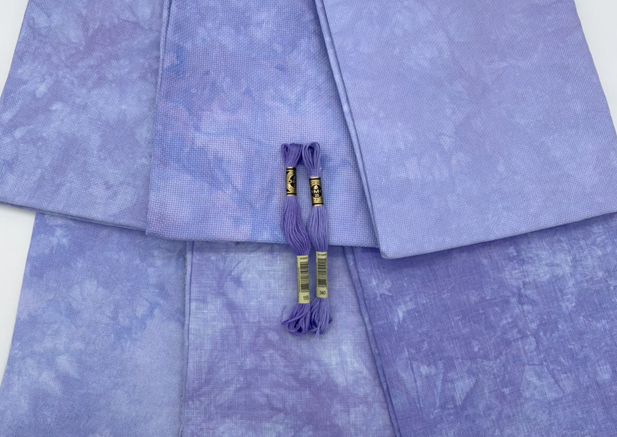 16 Count Aida (Precut) - Lavender - Atomic Ranch Fabrics