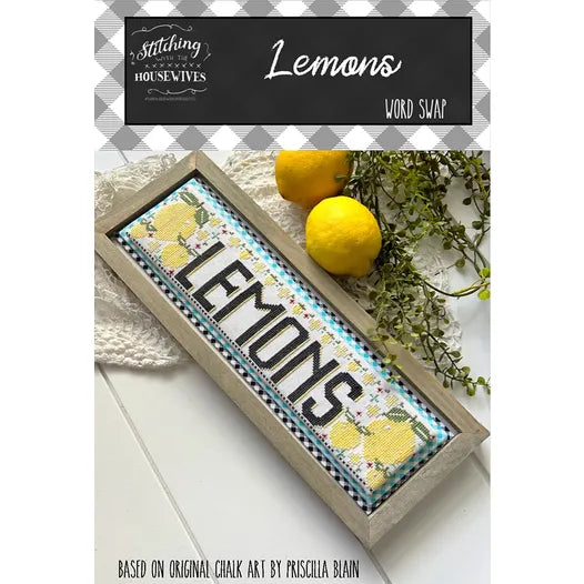 Lemons - Word Swap Series - Stitching With the Housewives