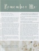 Remember Me Booklet by Blackbird Designs