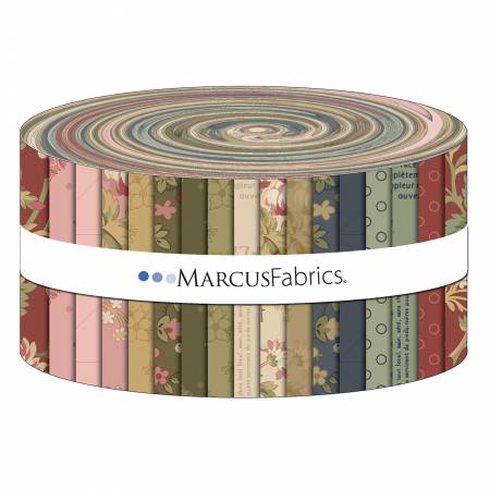 Neighborhood Florist - Dawn Heese Collections - Marcus Fabrics - 2.5" Strips