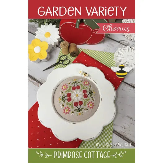 Garden Variety-Cherries- Primrose Cottage Stitches