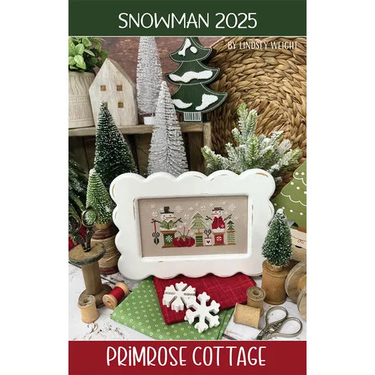 Snowman 2025- Primrose Cottage Stitches
