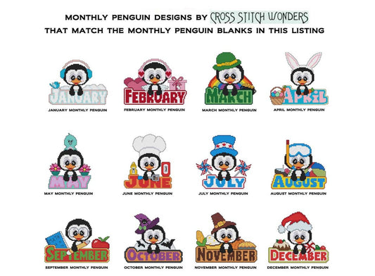 Monthly Penguin on Wood Blanks Club - Registration Fee