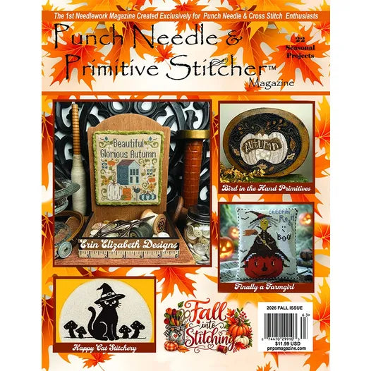 Punch Needle and Primitive Stitcher 2026 Fall Issue - Magazine