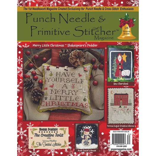 Punch Needle and Primitive Stitcher 2023 Winter Issue - Magazine