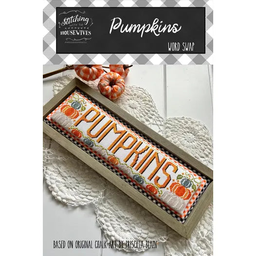 Pumpkins - September Word Swap - Stitching With the Housewives