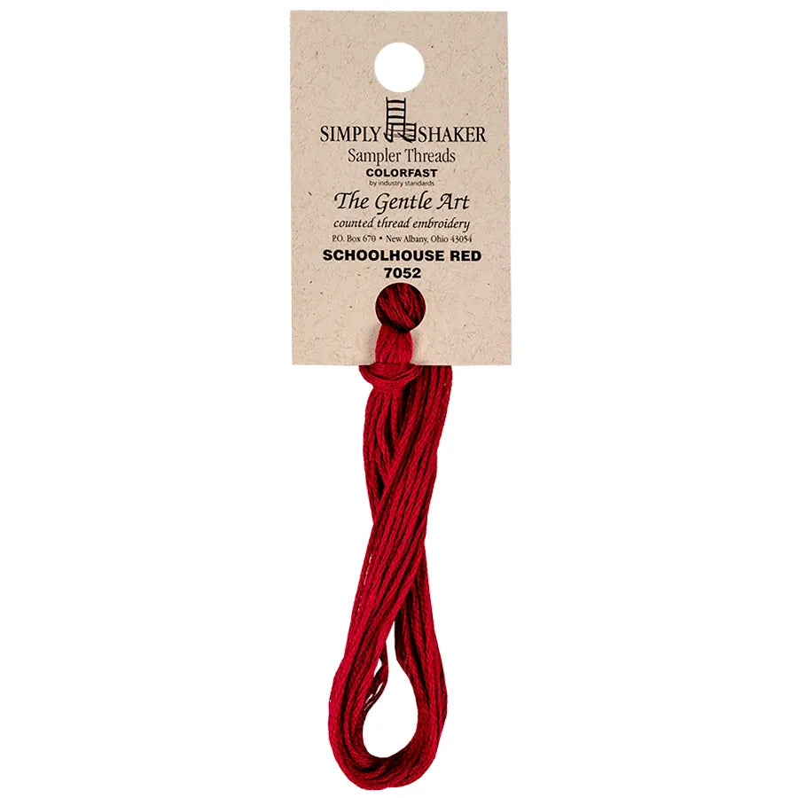 Schoolhouse Red #7052 Simply Shaker Threads by The Gentle Art