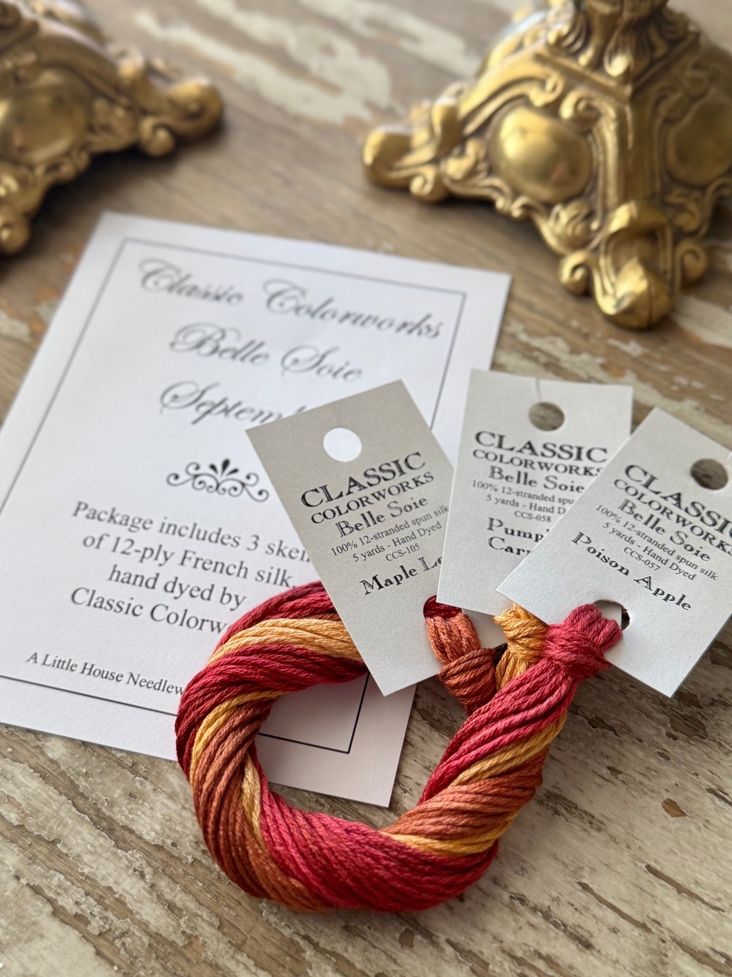 Belle Soie September Silk Floss Pack by Classic Colorworks