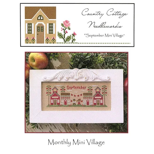 Monthly Mini Village - September - Country Cottage Needleworks