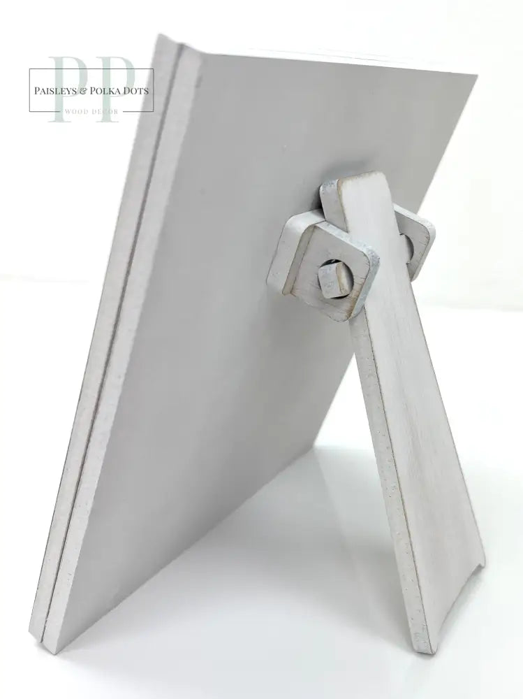 Spring Comes Again Shiplap Frame - Unfinished Wood Display by Paisleys and Polka Dots