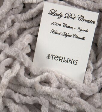 Chenille Trim by Lady Dot Creates - Sterling