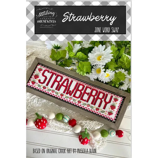 Strawberry - June Word Swap - Stitching With the Housewives