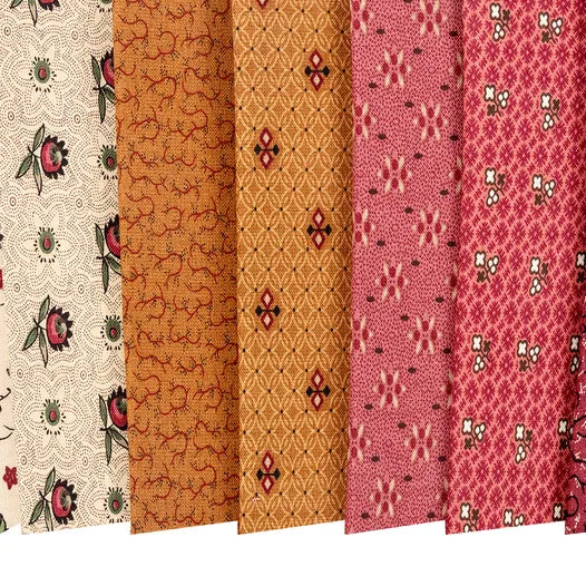 Sturbridge Floral Petites by Pam Buda for Marcus Fabrics - 10"x10" Squares