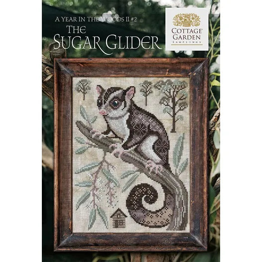 Sugar Glider - A Year in the Woods II #02 - Cottage Garden Samplings - Cross Stitch Pattern