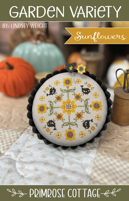 Garden Variety-Sunflower- Primrose Cottage Stitches