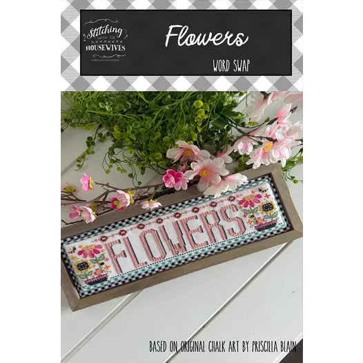 Flowers - Word Swap - Stitching With the Housewives