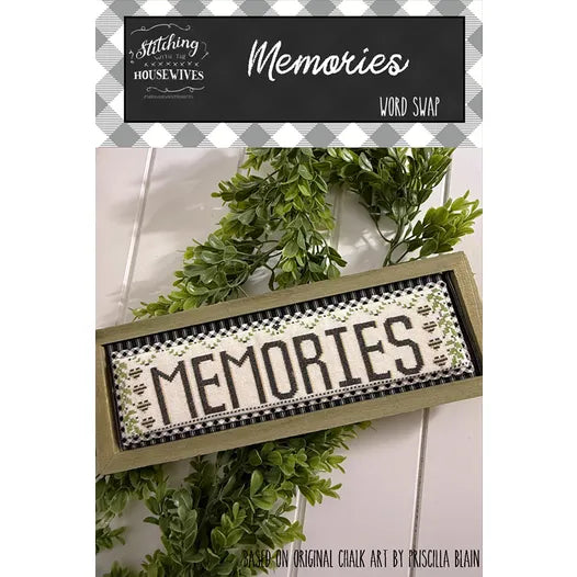 Memories - Word Swap - Stitching With the Housewives