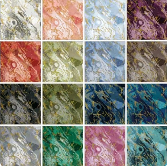 Marbled Earth Quilt Kit by Benartex