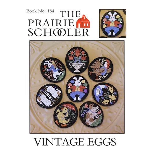 Vintage Eggs - The Prairie Schooler - Cross Stitch Pattern