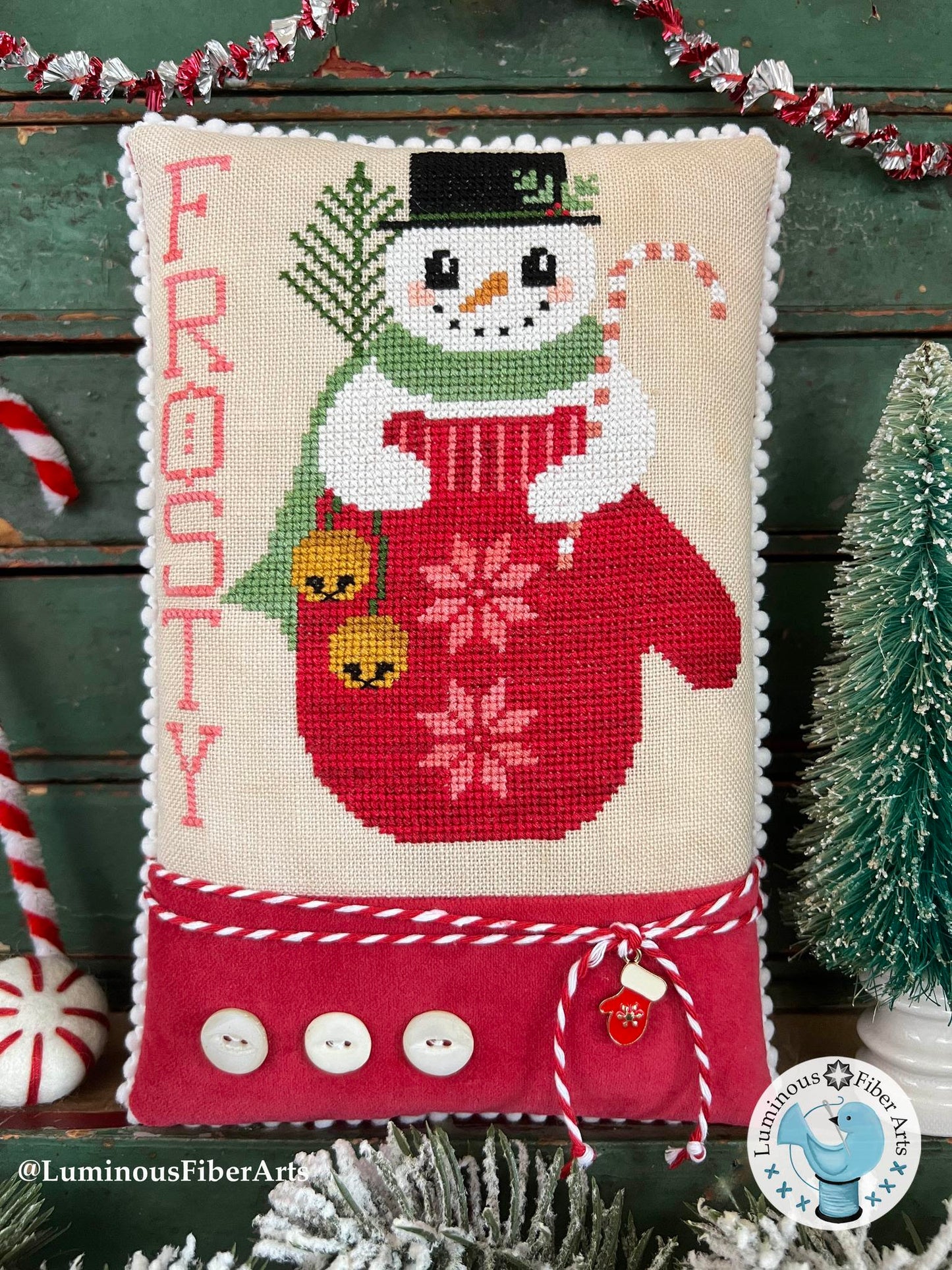 Frosty's Cozy Christmas - Luminous Fiber Arts