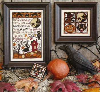 When Witches Go Riding - The Prairie Schooler - Cross Stitch Pattern