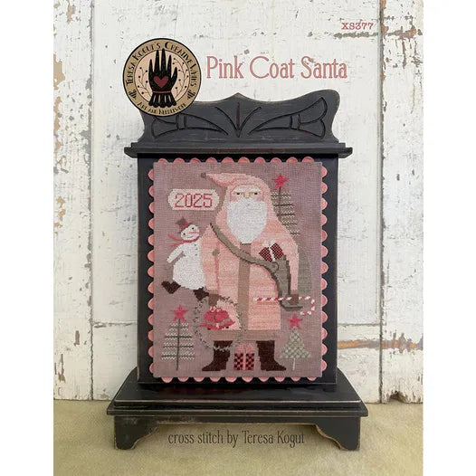 Pink Coat Santa by Teresa Kogut