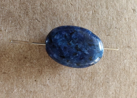 Needle Minder - Blue Oval w/ needle hole