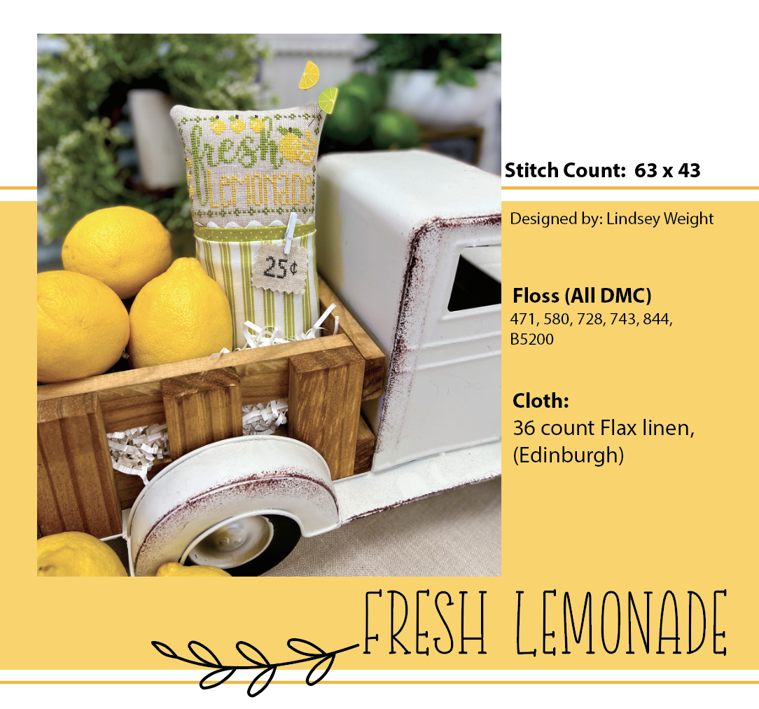 Fresh Lemonade - Primrose Cottage Stitches