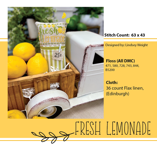 Fresh Lemonade - Primrose Cottage Stitches