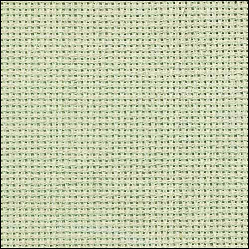 20 Count Mimosa Green Aida – Zweigart Cross Stitch Fabric – More Information in Description