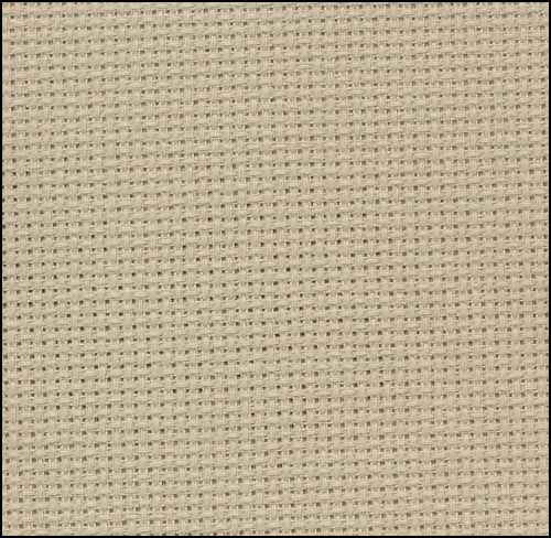 20 Count Mushroom/Sand Aida – Zweigart Cross Stitch Fabric – More Information in Description