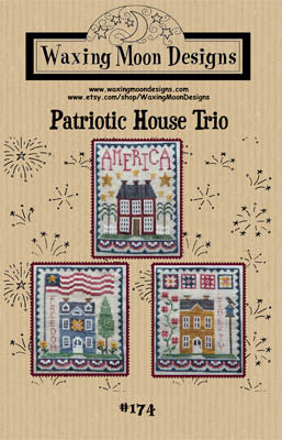 Patriotic House Trio – Waxing Moon Designs