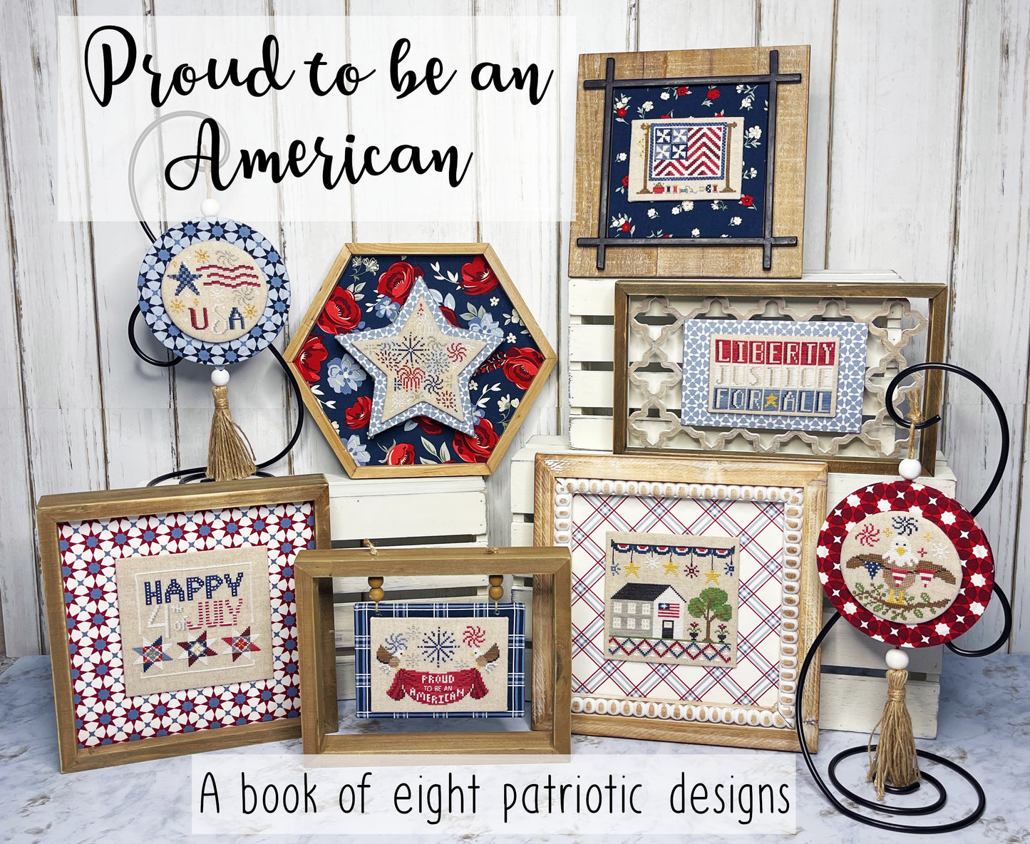 Proud to be and American - Little Stitch Girl