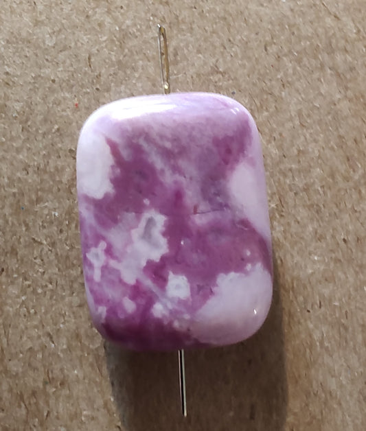 Needleminder-Purple Marble w/ needle hole