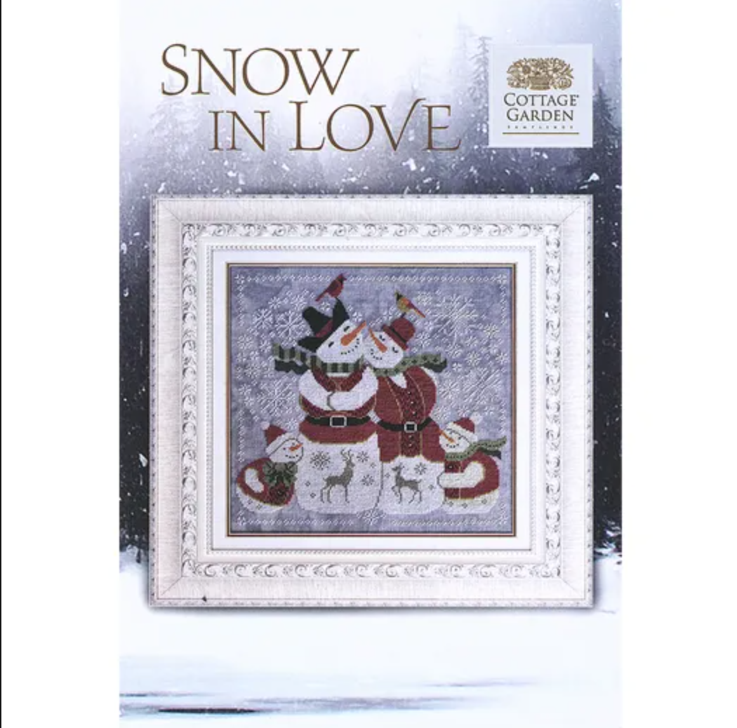 Cross Stitch Pattern - Snow In Love - Cottage Garden Samplings