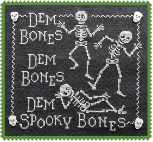 Cross Stitch Pattern - Dem Bones - Waxing Moon Designs