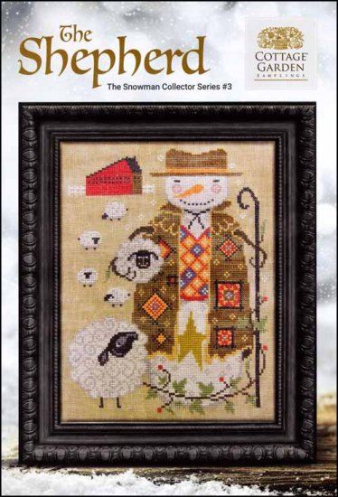 Snowman Collector Series #3 - The  Shepherd by Cottage Garden Samplings