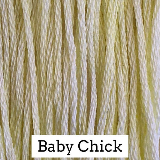 Baby Chick- Classic Colorworks - CCT-002- 5 yds, Hand-Dyed, 6 Strand, 100% Cotton Cross Stitch Embroidery Floss