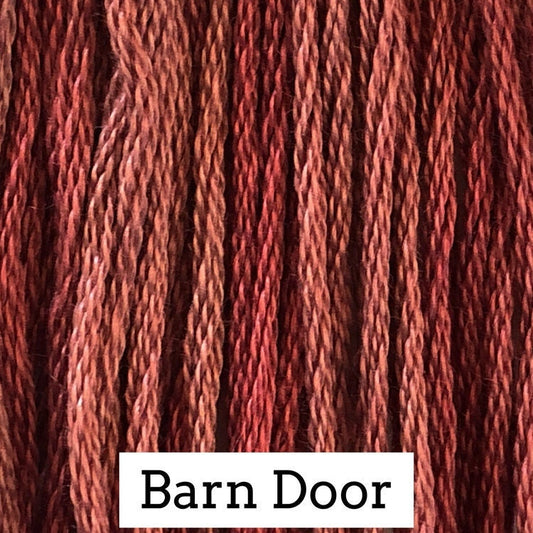 Barn Door - Classic Colorworks - CCT-214- 5 yds, Hand-Dyed, 6 Strand, 100% Cotton Cross Stitch Embroidery Floss