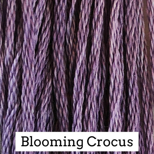 Blooming Crocus - Classic Colorworks - CCT-032- 5 yds, Hand-Dyed, 6 Strand, 100% Cotton Cross Stitch Embroidery Floss