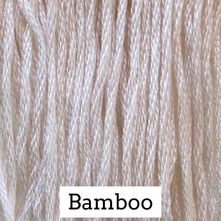 Bamboo - Classic Colorworks - CCT-003- 5 yds, Hand-Dyed, 6 Strand, 100% Cotton Cross Stitch Embroidery Floss