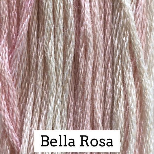 Bella Rosa - Classic Colorworks - CCT-047- 5 yds, Hand-Dyed, 6 Strand, 100% Cotton Cross Stitch Embroidery Floss